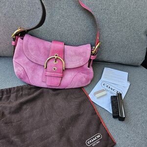 Vintage Coach buckle handbag